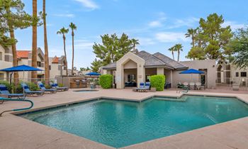 Modern swimming pool