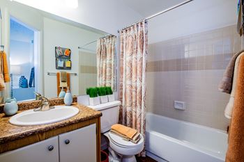 Sky harbor apartments bathroom