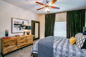 Houston apartment for rent - Bedrooms with Ceiling Fans at Houston Apartments For Rent