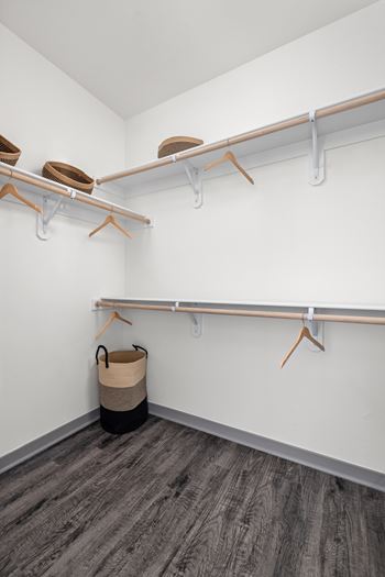 Upland flats apartments walk-in closet