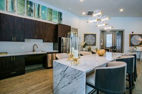 Houston apartment for rent - Resident Clubhouse Kitchen at Apartment Rentals in Houston
