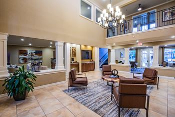 The courts at preston oaks apartment homes clubhouse lounge