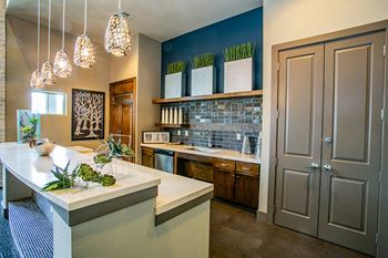 Aliso briar forest apartments clubhouse kitchen
