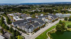Hillsboro apartment for rent - Aerial View of The Arbory Apartments in Hillsboro