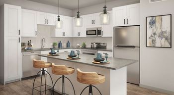 View on centennial apartments stainless steel appliances