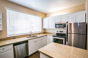 Hillsboro apartment for rent - Full Gourmet Kitchen with Stainless Steel Microwave & Dishwasher at 97124 Apartment