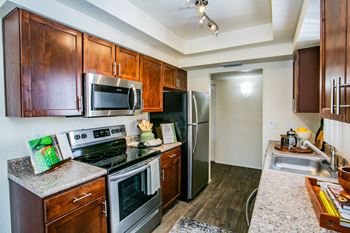 Sonoran terraces apartment homes full kitchen with dishwasher