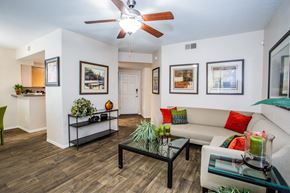 Tucson apartment for rent - Spacious Living Room at Gated Apartments in Tucson