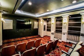 Tucson apartment for rent - Resident Movie Theater with Surround Sound at Apartments Orange Grove