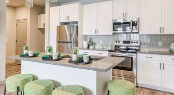 View on centennial apartments  stainless steel appliances