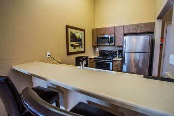 The vistas apartment homes kitchen