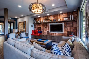 The reserve on cave creek apartments resident lounge with wi-fi and hdtv