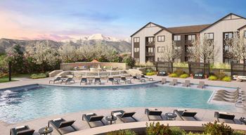 View on centennial apartments mountain and valley views