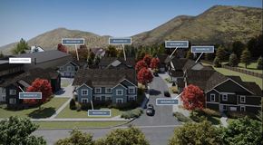 Hailey condo for rent - Aerial Parking View at The Woods at Copper Ranch, Hailey, Idaho