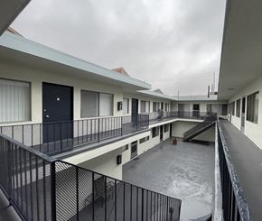 Los Angeles apartment for rent - a view of the courtyard of a unit at the cape fear apartments in wilmington, n
