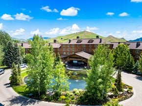 Hailey condo for rent - Mountain resort hotel with pond and landscaping at The Woods at Copper Ranch Apartments, Hailey, 83333