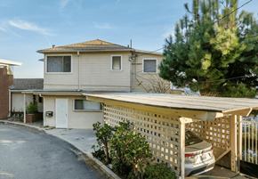 Los Angeles apartment for rent - A house with a car in the driveway.