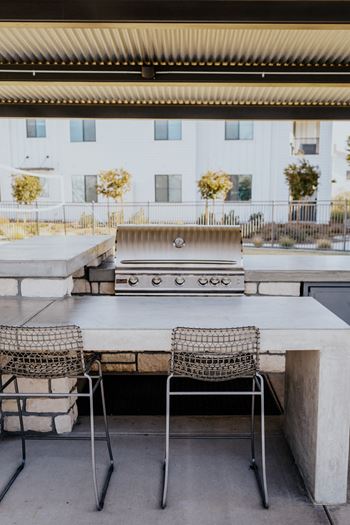 Bbq grill area