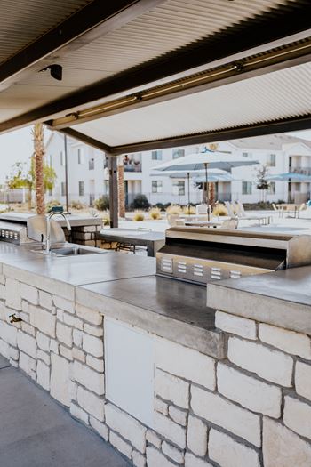 Outdoor bbq area