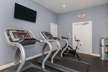 The gym treadmill