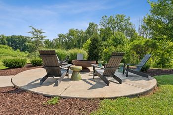 Patio with chairs