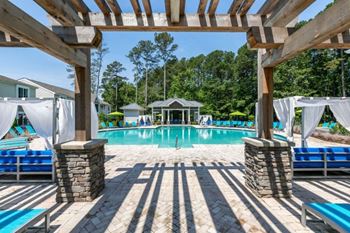 Poolside cabana