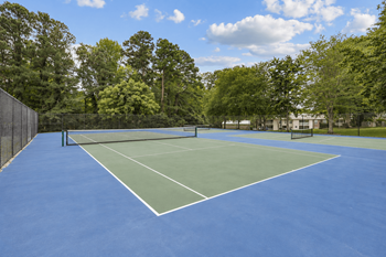 Community tennis courts