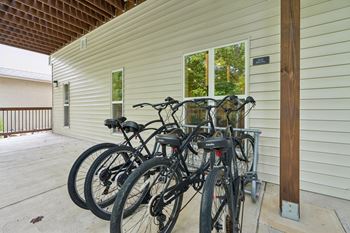 Covered bike storage