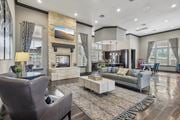 San Antonio apartment for rent - Clubhouse Lounge at Overlook at Stone Oak Park Apartments, San Antonio, 78258