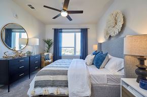 San Antonio apartment for rent - Nice size Bedroom with Window and Ceiling Fan at Addison Medical Center Apartments, Texas