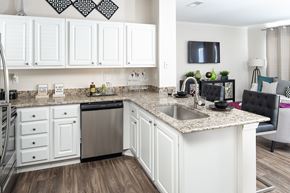 Lithia Springs apartment for rent - Kitchen with cabinets at Manchester Place Apartments, Lithia Springs, 30122