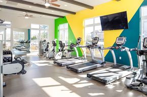 Cumming apartment for rent - Gym at One White Oak Apartments, Cumming, GA