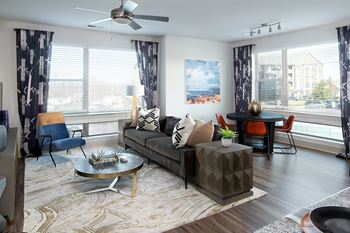 Large oversized windows for natural light