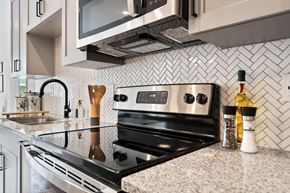 Baton Rouge apartment for rent - Kitchen with a Stove at DAWSON PARK APARTMENTS, BATON ROUGE, LA, 70809