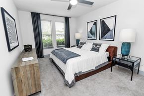 Orlando apartment for rent - Bedroom with Night Stands at CODA Apartments, Orlando, Florida