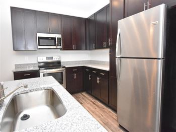 Chef-ready kitchens with granite countertops