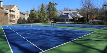 Lighted pickleball courts