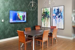 Morrisville apartment for rent - Conference room at Pointe at Lake Crabtree Apartments, Morrisville