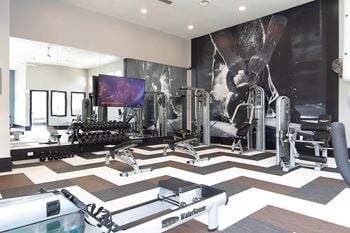 Fitness center with yoga studio