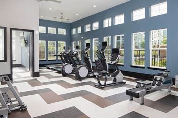 Fitness center with yoga studio