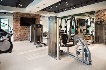 Fitness studio with cardio stations & spin room