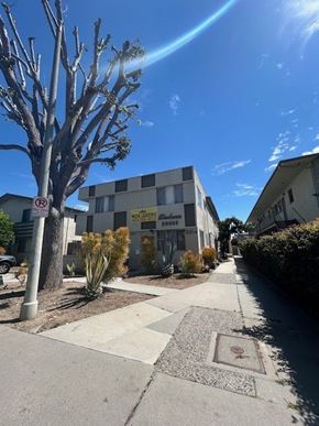 Los Angeles apartment for rent - A tree with a no parking sign on a pole.