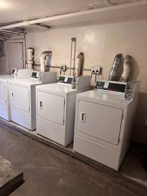 Los Angeles apartment for rent - A row of industrial machines are lined up against a wall.