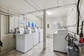 Los Angeles apartment for rent - A room with white appliances and pipes.