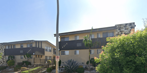 Los Angeles apartment for rent - A building with a no parking sign in front of it.