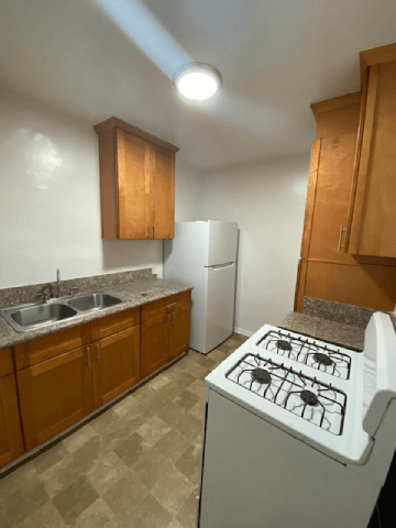 Floor plan for 1 bed, 1 bath, 980 sqft