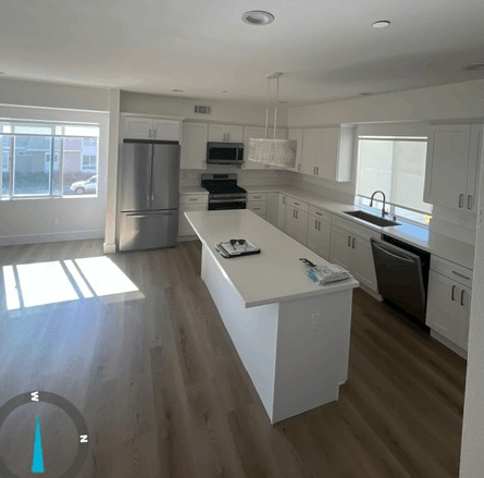 Floor plan for 3 beds, 2.5 baths, 1750 sqft