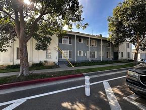 Los Angeles apartment for rent - A tree stands in front of a building with a car parked on the street.