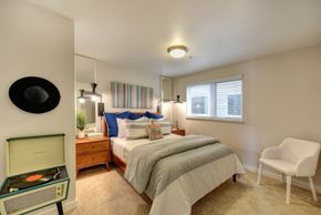 Seattle apartment for rent - Bedroom with Window at The Summit at Lake Union, Seattle, Washington