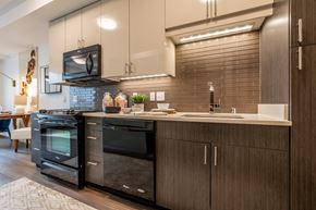 Seattle apartment for rent - Kitchen Appliances at Rivet Apartments, Seattle, WA